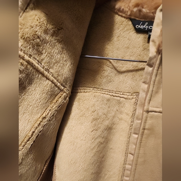 Lady Hathaway Suede Jacket with Fur - Picture 5 of 7